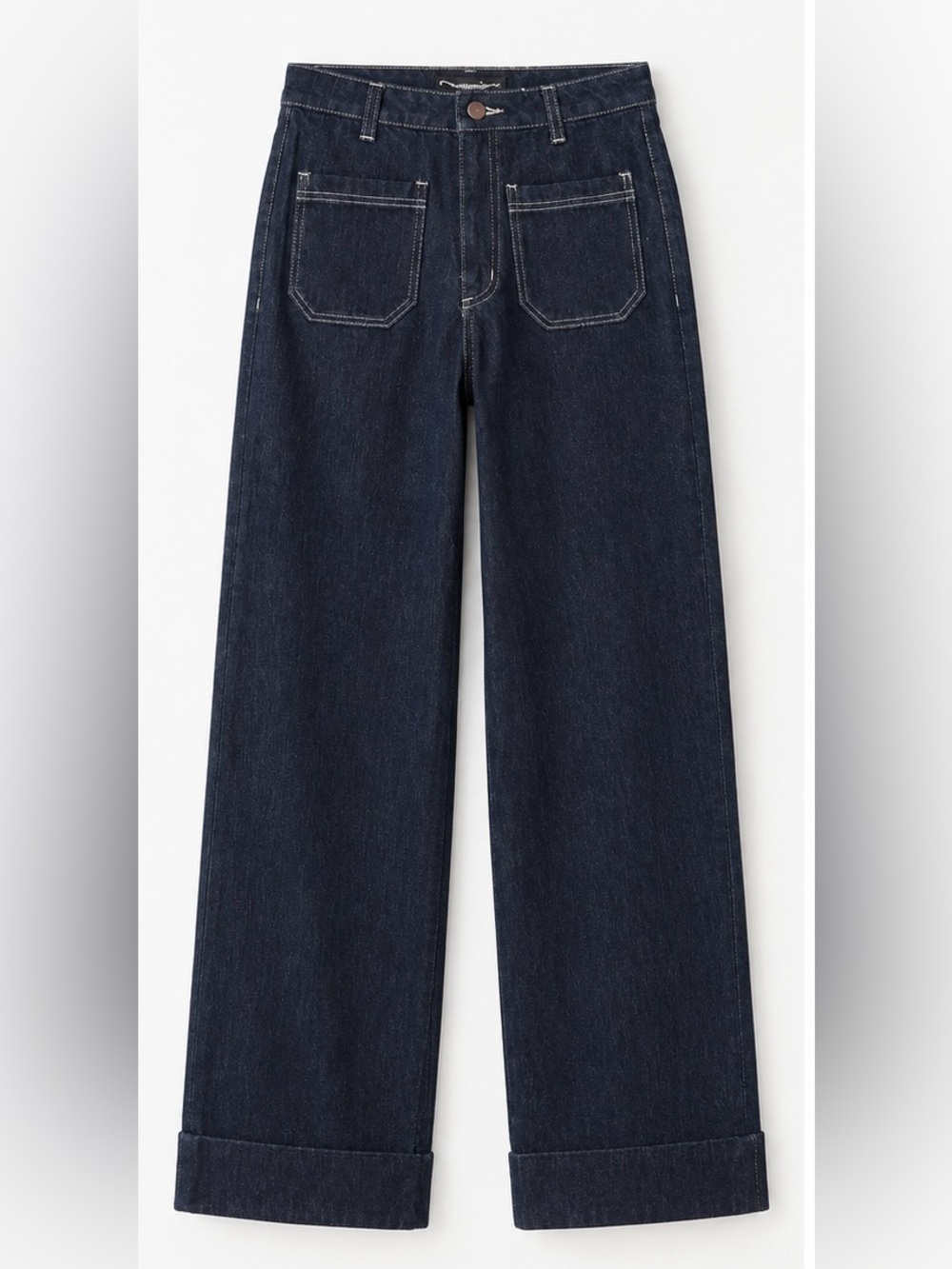 NWT Princess Highway Dark Indigo Wide-Leg Jeans